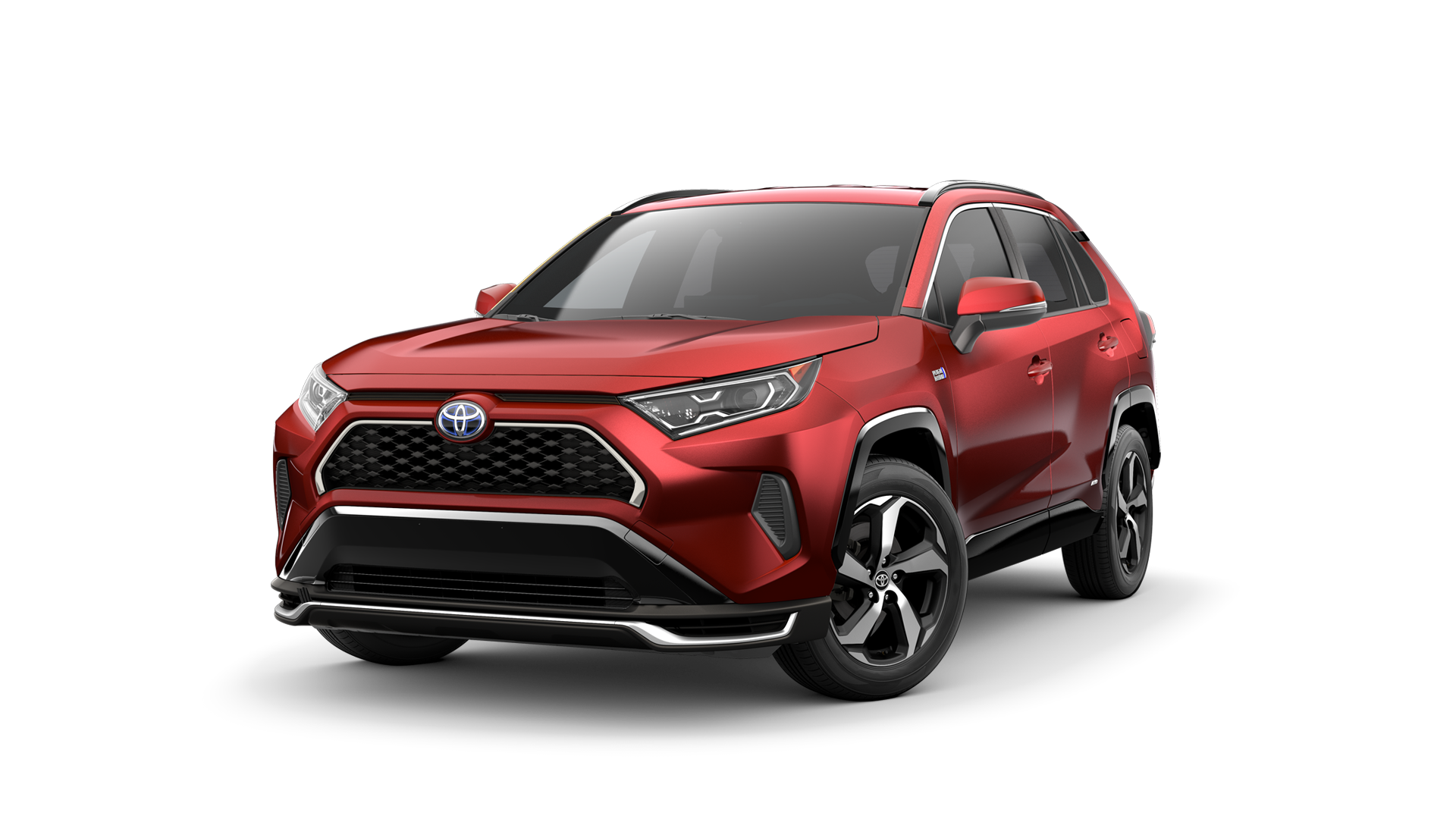 2021 Toyota RAV4 in Supersonic Red.