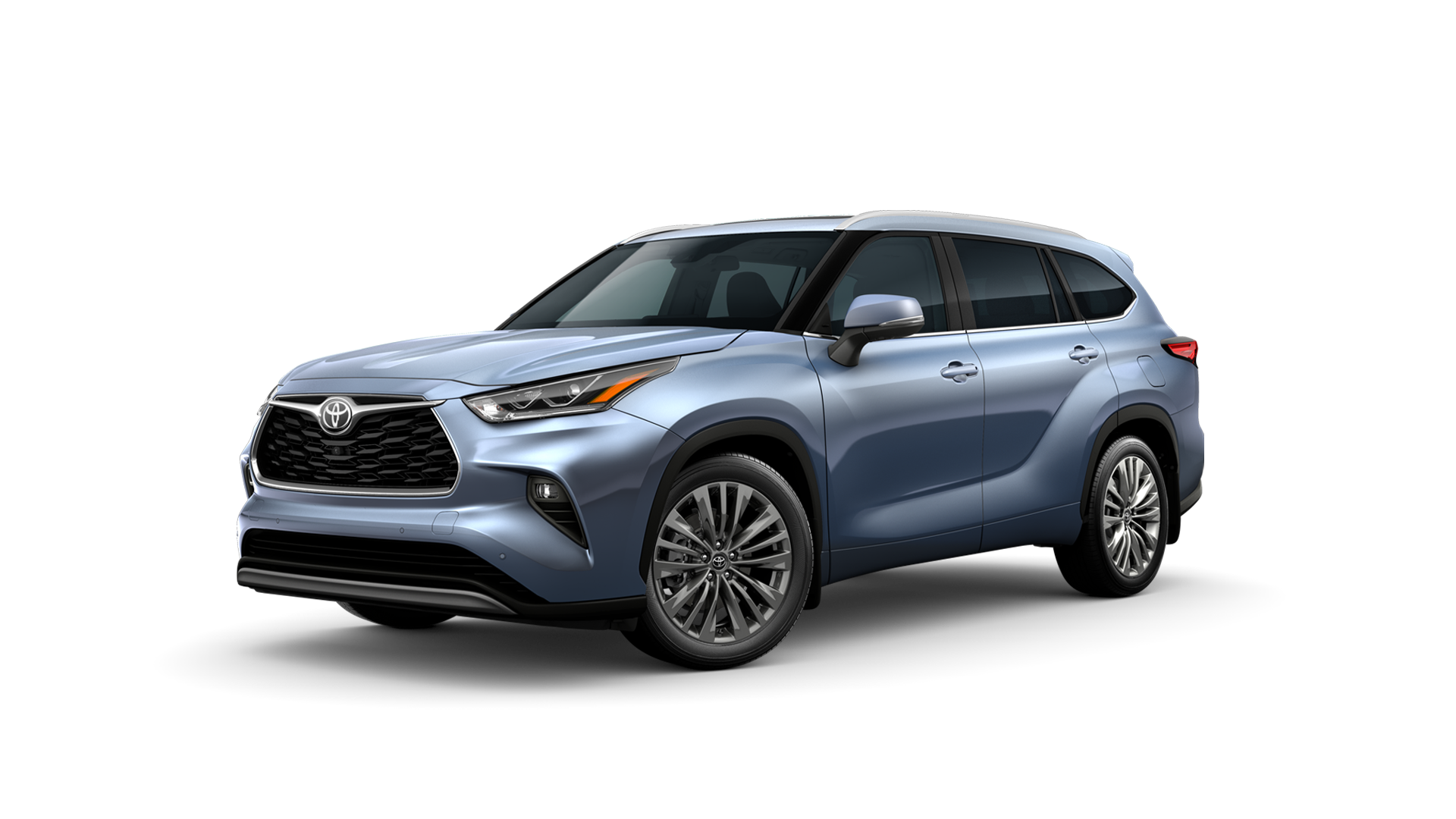 2022 Toyota Highlander in Moon Dust.