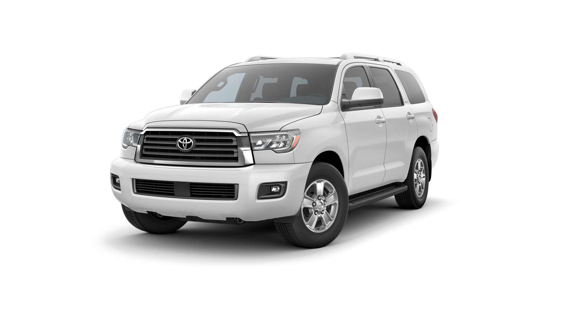 2022 Toyota Sequoia in Super White.