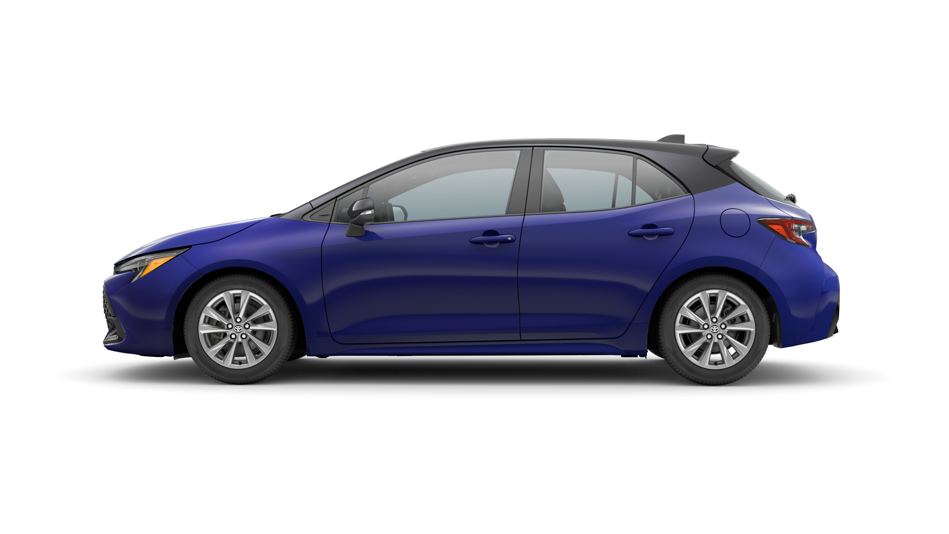 Three-sixty image of 2025 Corolla Hatchback in Blue Crush Metallic/Midnight Black Metallic Roof