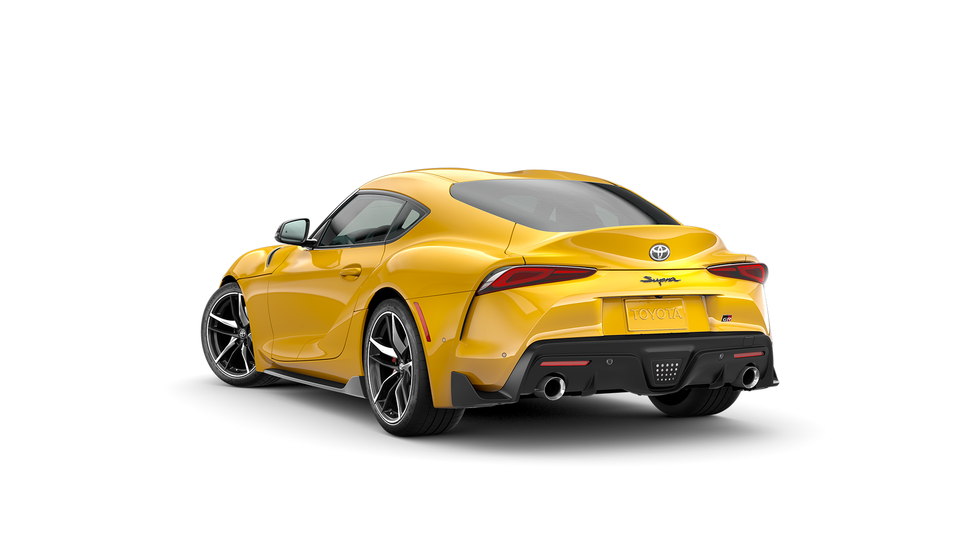 2021 Toyota Supra in Nitro Yellow.