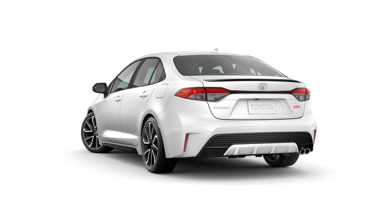 2021 Toyota Corolla in Super White.