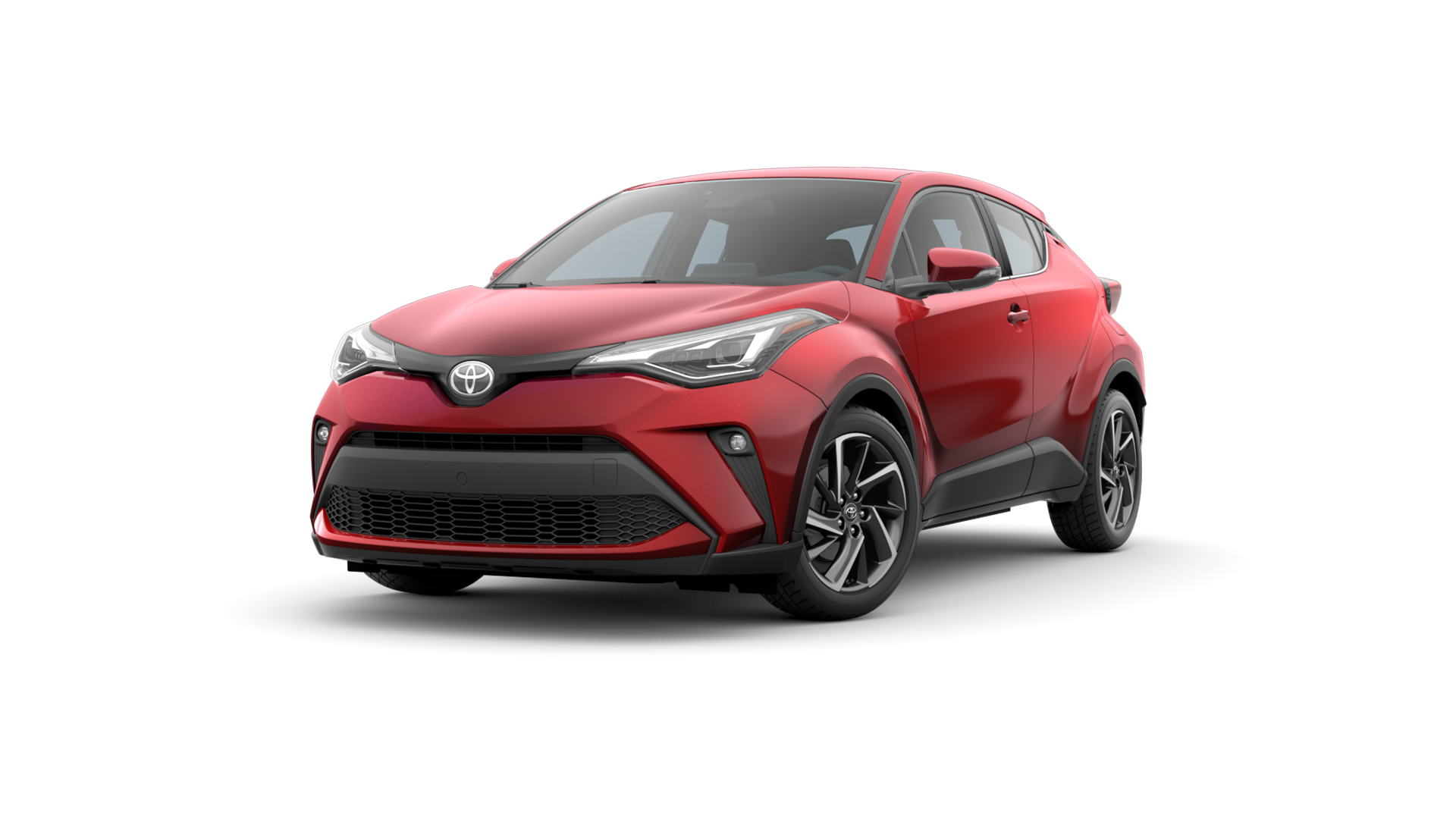 2022 Toyota C-HR in Supersonic Red.