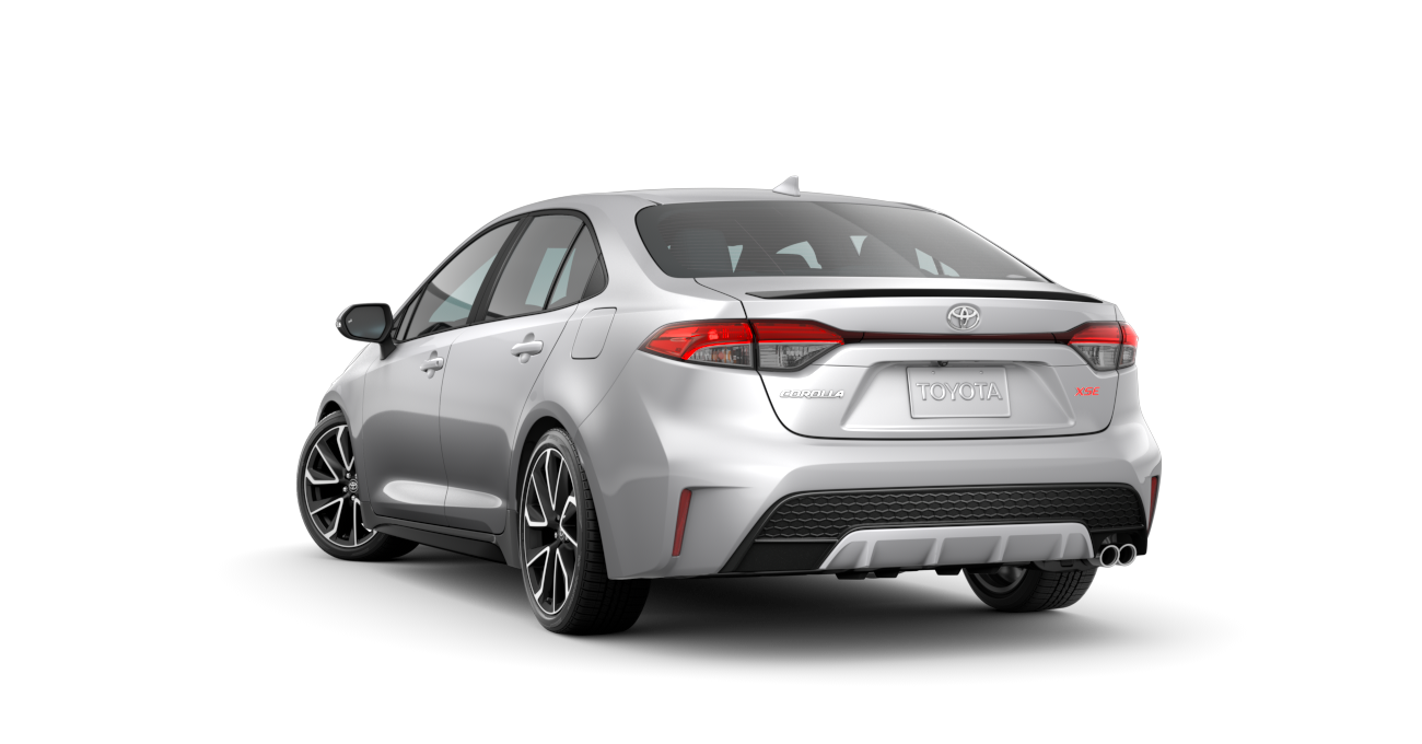 2021 Toyota Corolla in Classic Silver Metallic.
