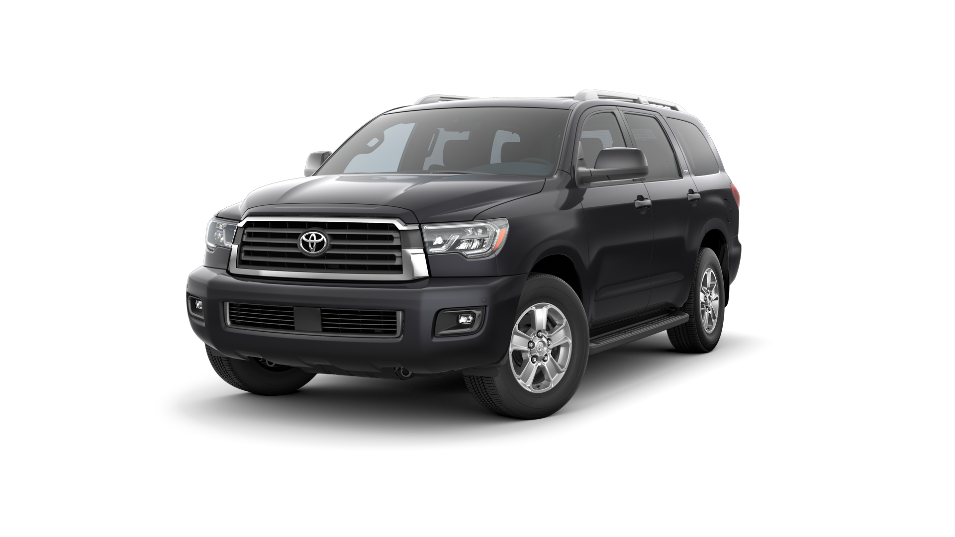 2022 Toyota Sequoia in Midnight Black Metallic.