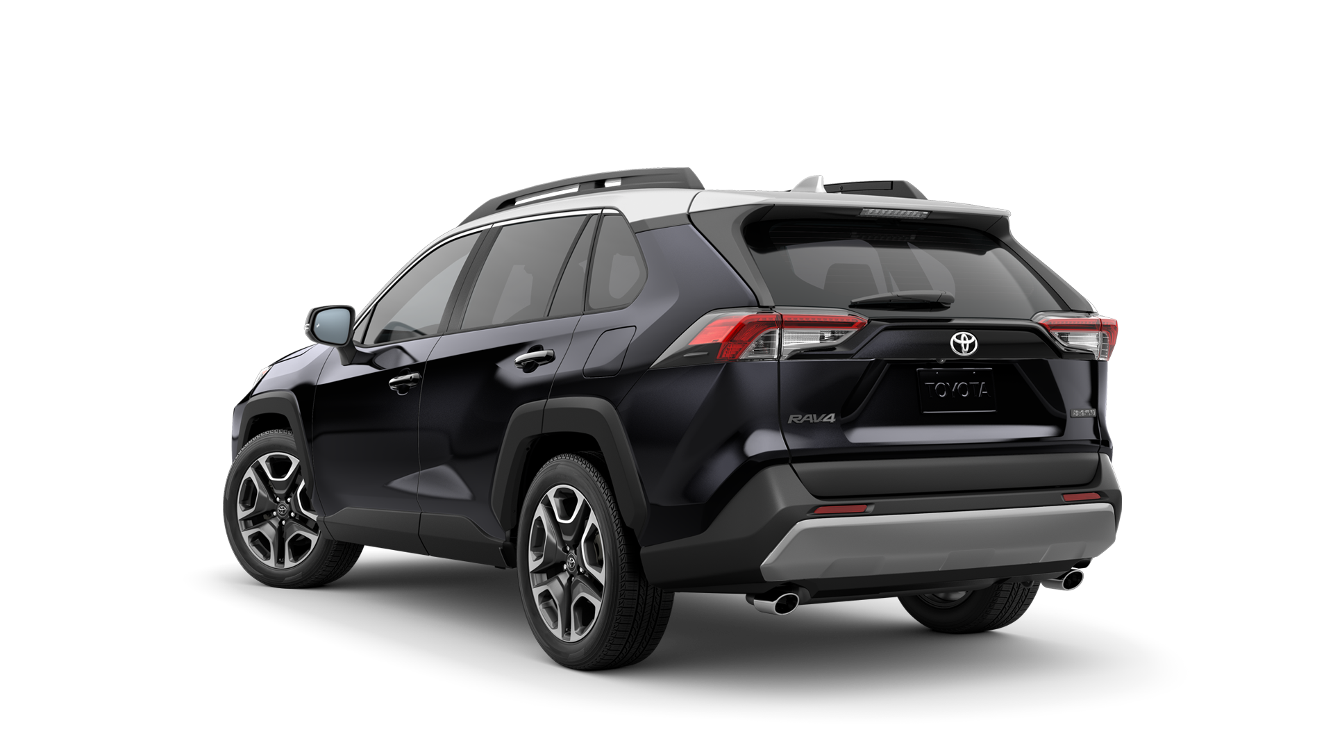 2021 Toyota RAV4 in Midnight Black Metallic/Ice Edge Roof.