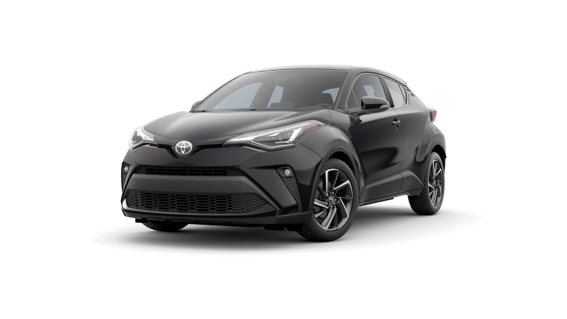 2022 Toyota C-HR in Black Sand Pearl.