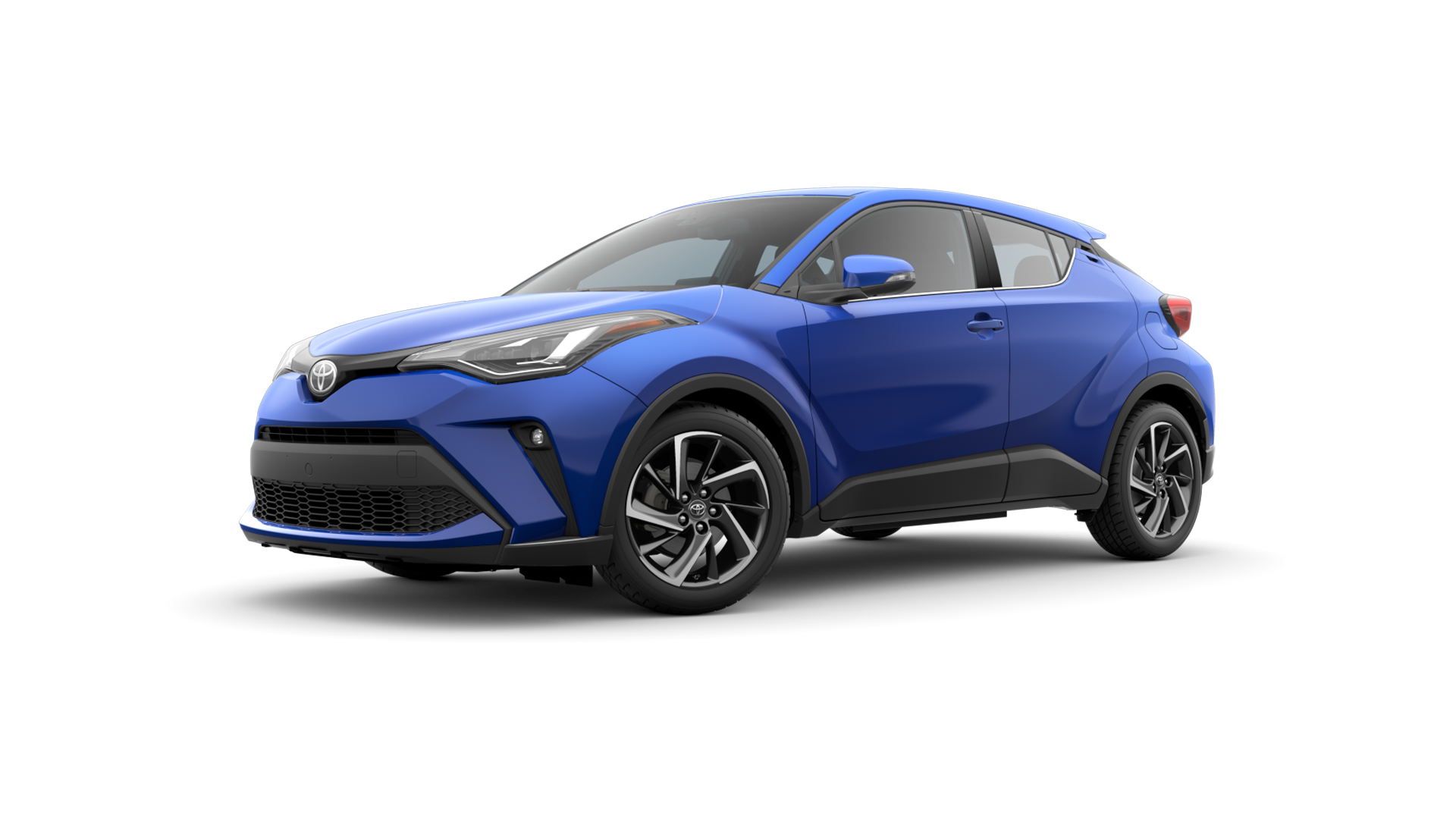 2022 Toyota C-HR in Blue Eclipse Metallic.