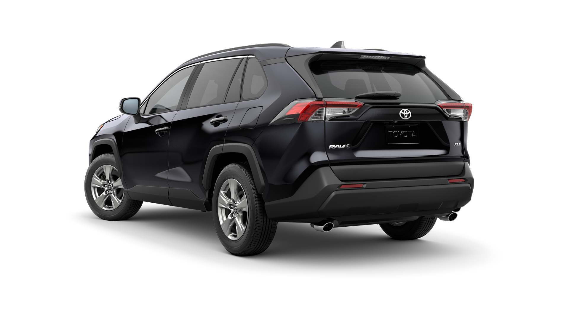 2023 Toyota RAV4 in Midnight Black Metallic.