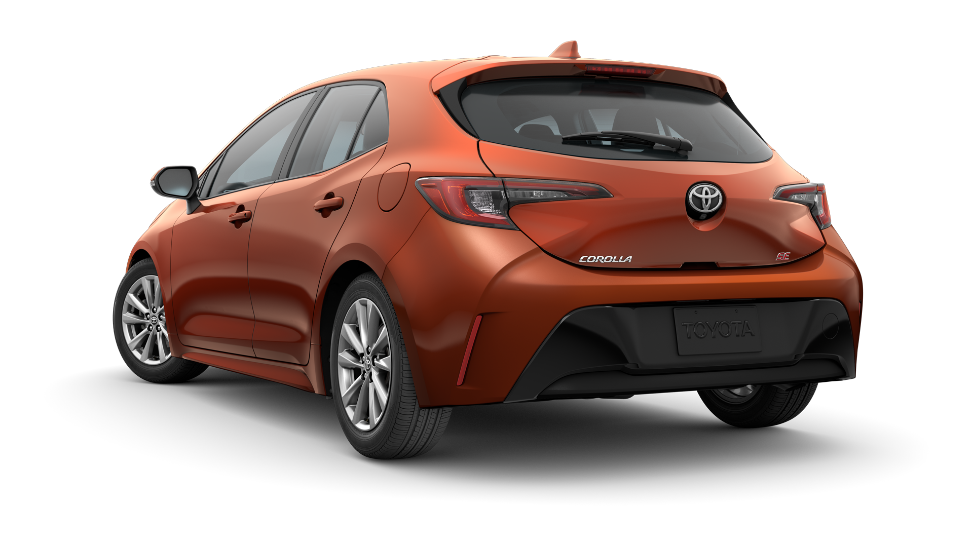 2024 Toyota Hatchback in Inferno.