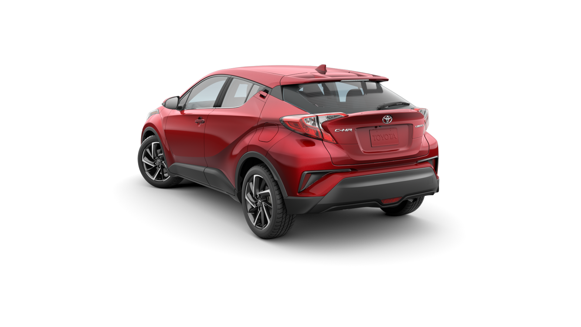 2022 Toyota C-HR in Supersonic Red.