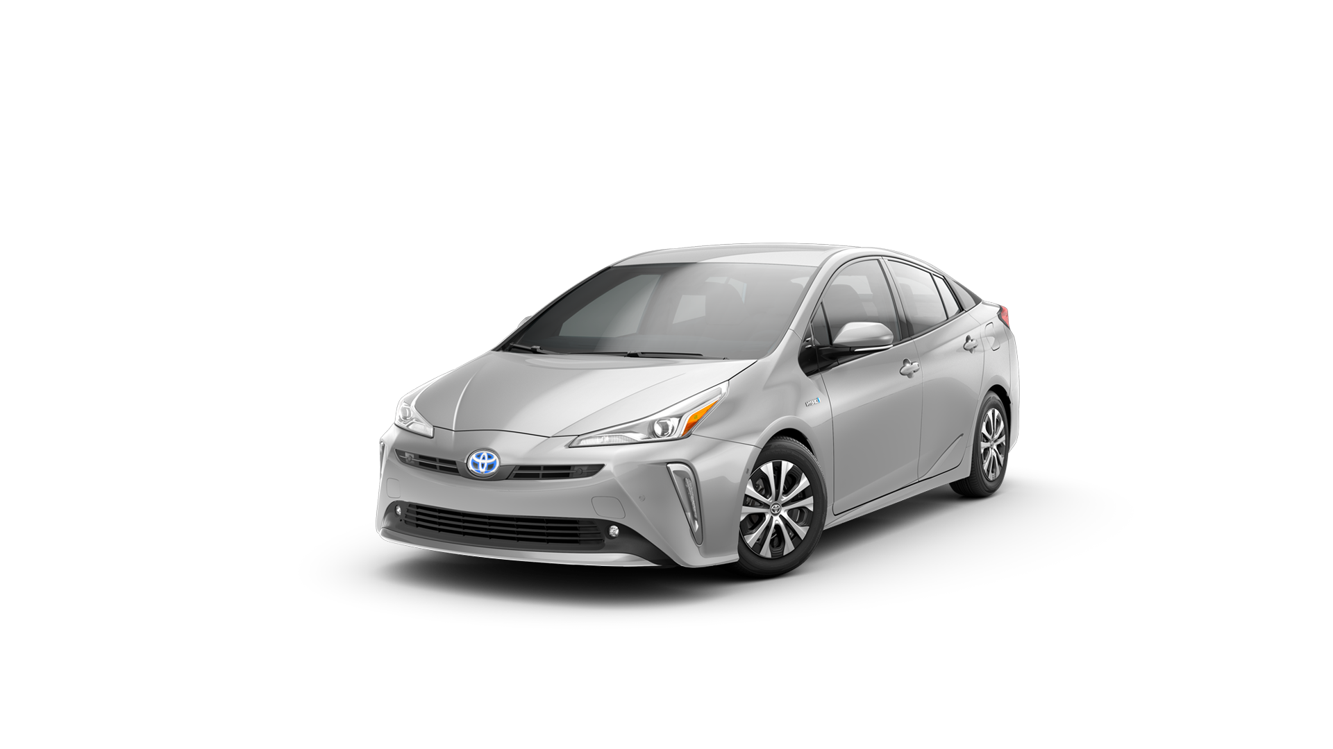 2021 Toyota Prius in Classic Silver Metallic.
