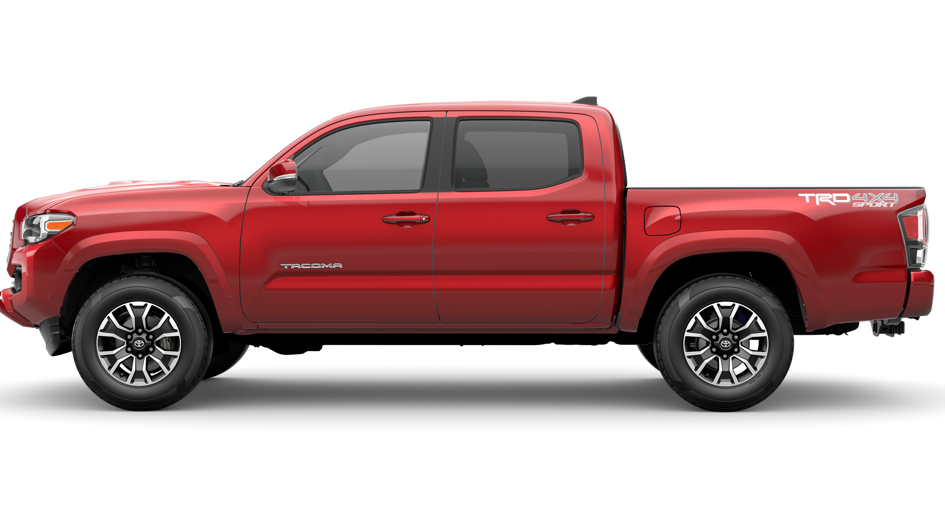 2022 Toyota Tacoma in Barcelona Red Metallic.