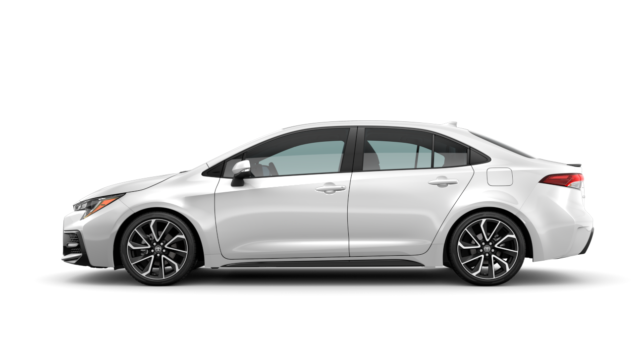 2021 Toyota Corolla in Super White.