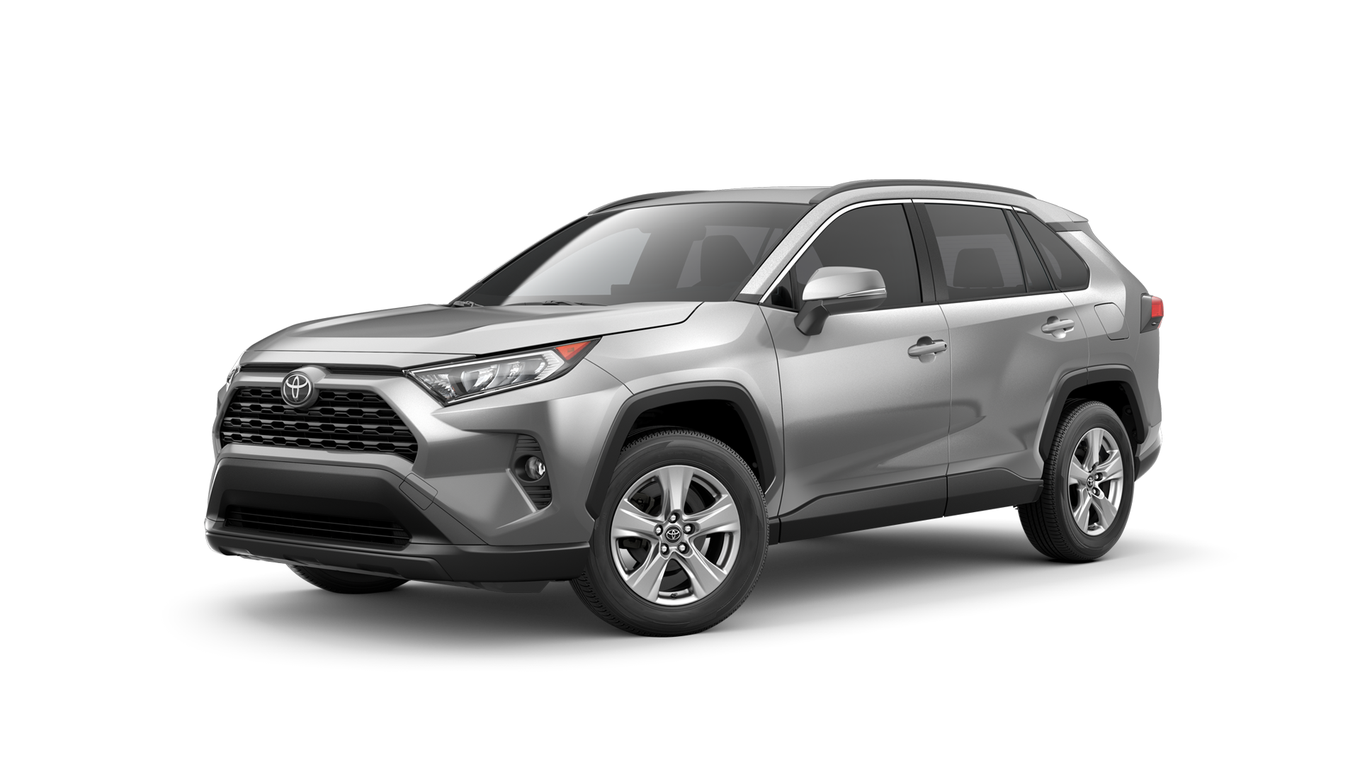 2021 Toyota RAV4 in Silver Sky Metallic.
