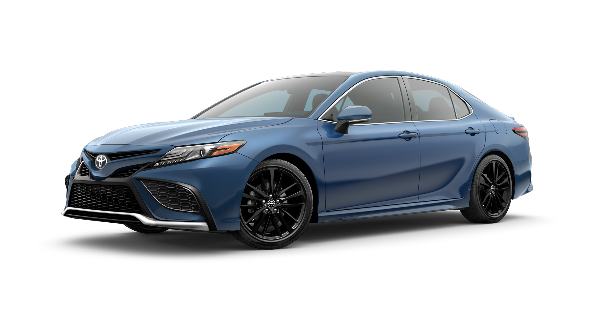 2024 Toyota Camry in Cavalry Blue.