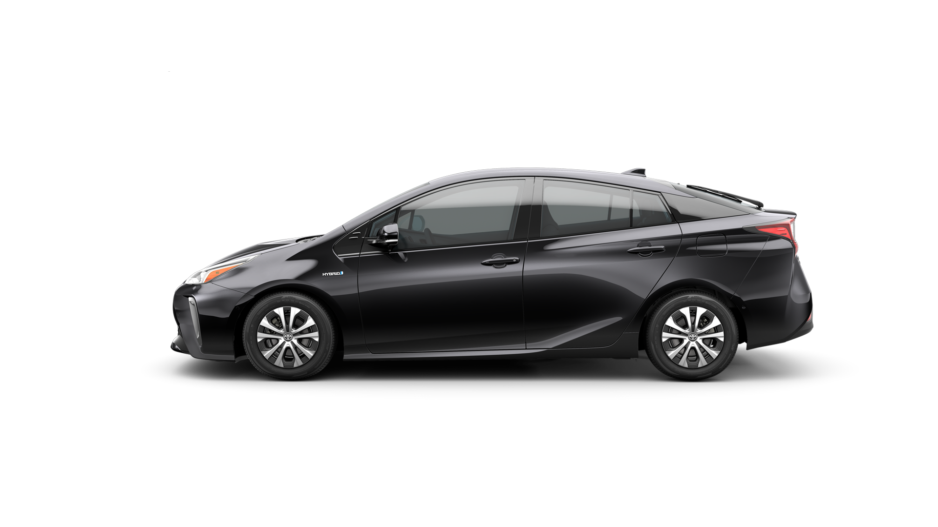 2021 Toyota Prius in Midnight Black Metallic.