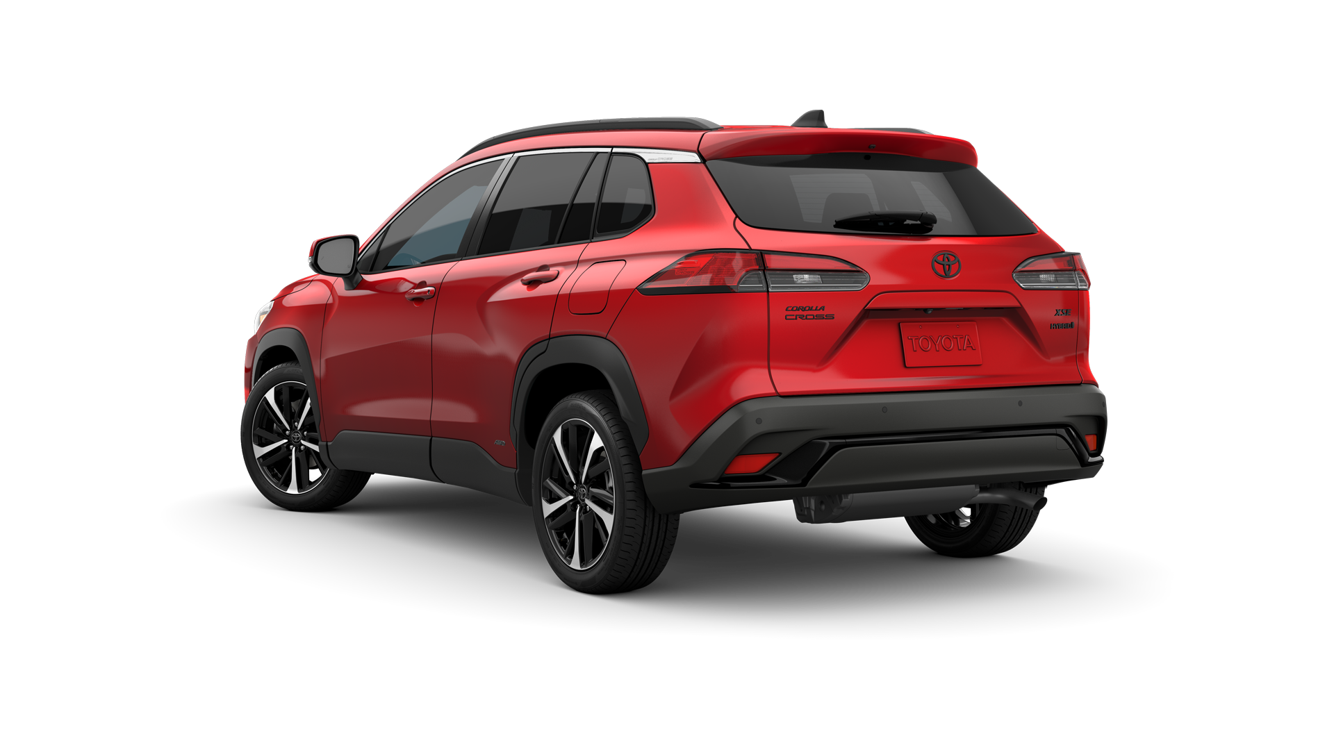 Three-sixty image of 2024 Corolla Cross Hybrid in Soul Red Crystal*