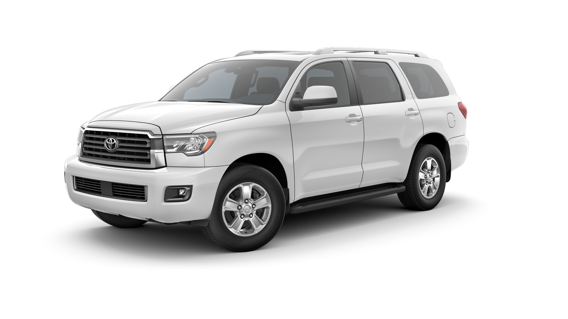 2022 Toyota Sequoia in Super White.