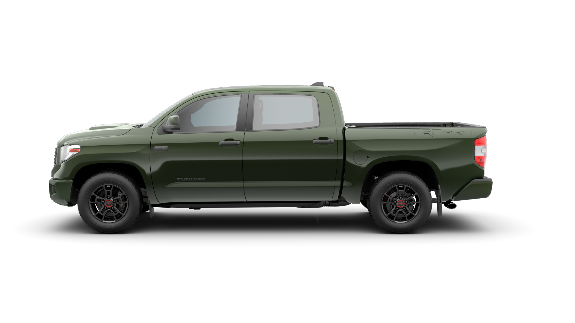 2021 Toyota Tundra in Army Green.