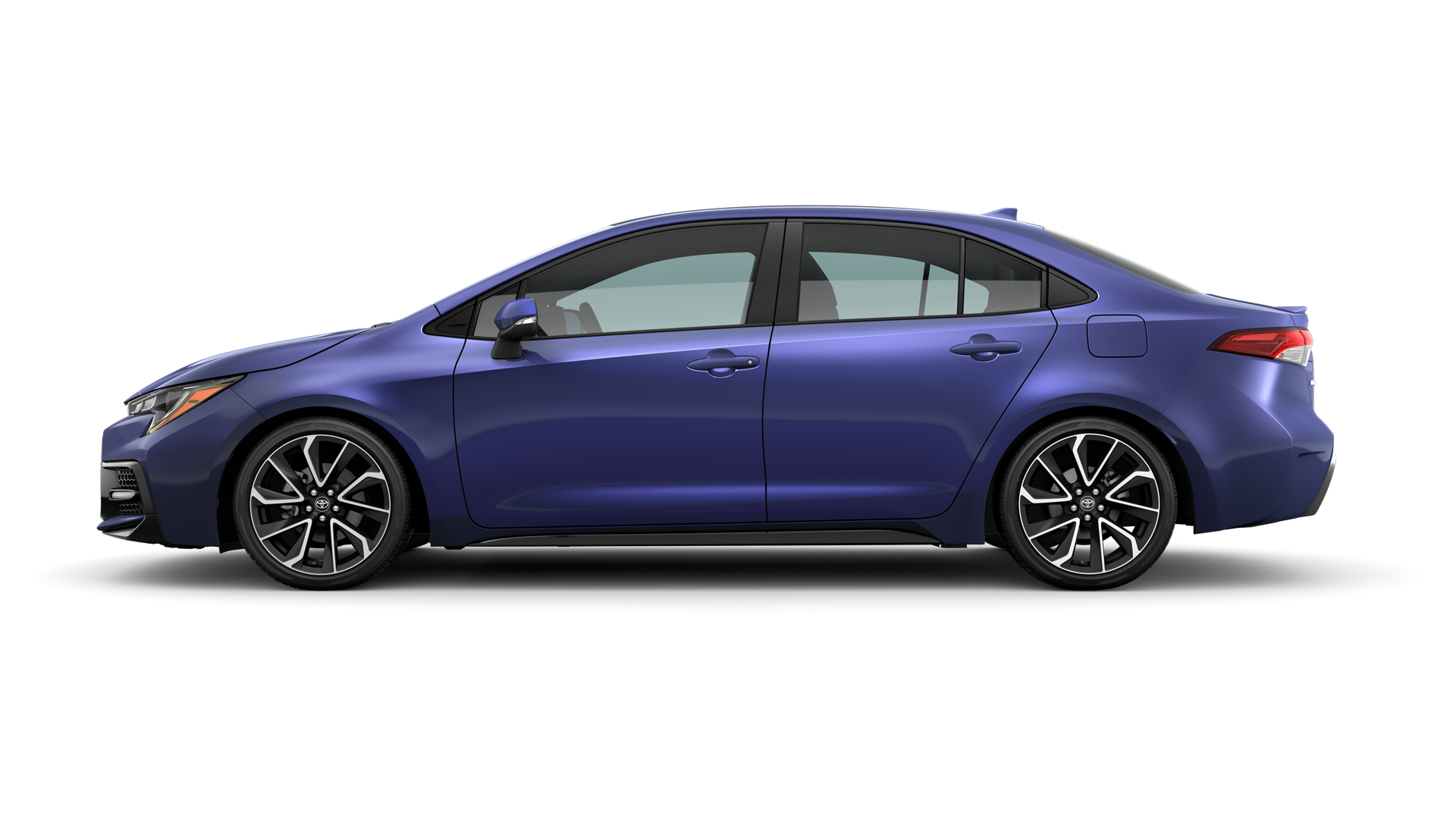 2022 Toyota Corolla in Blue Crush Metallic.