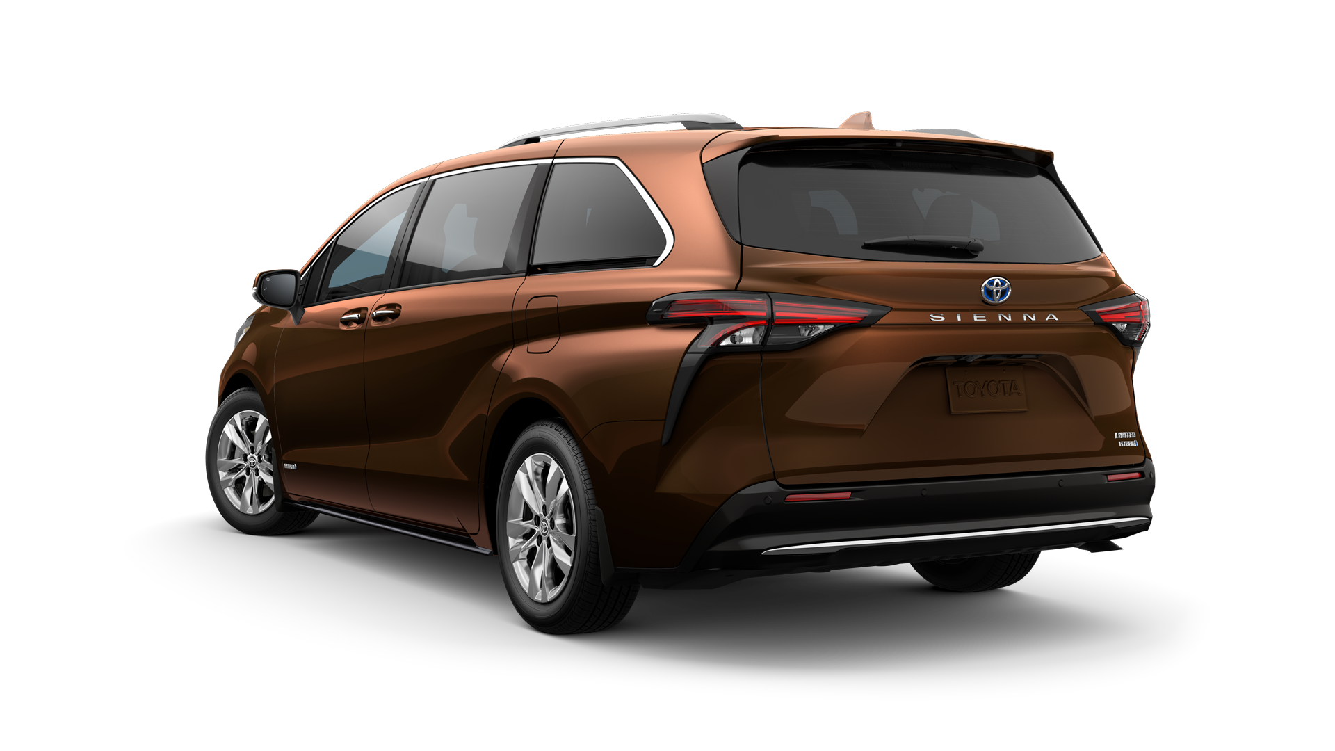 2021 Toyota Sienna in Sunset Bronze Mica.