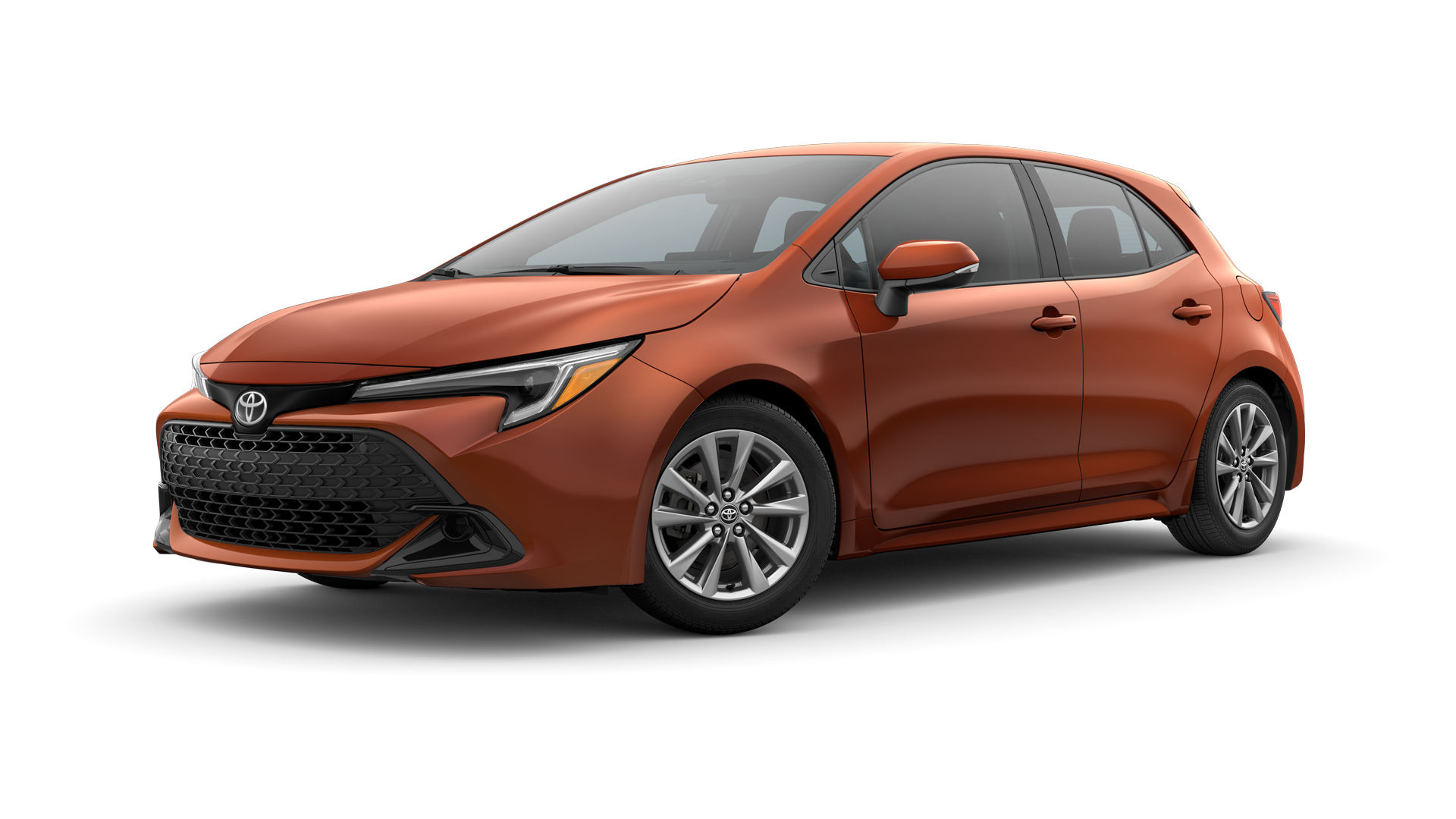 2024 Toyota Hatchback in Inferno.