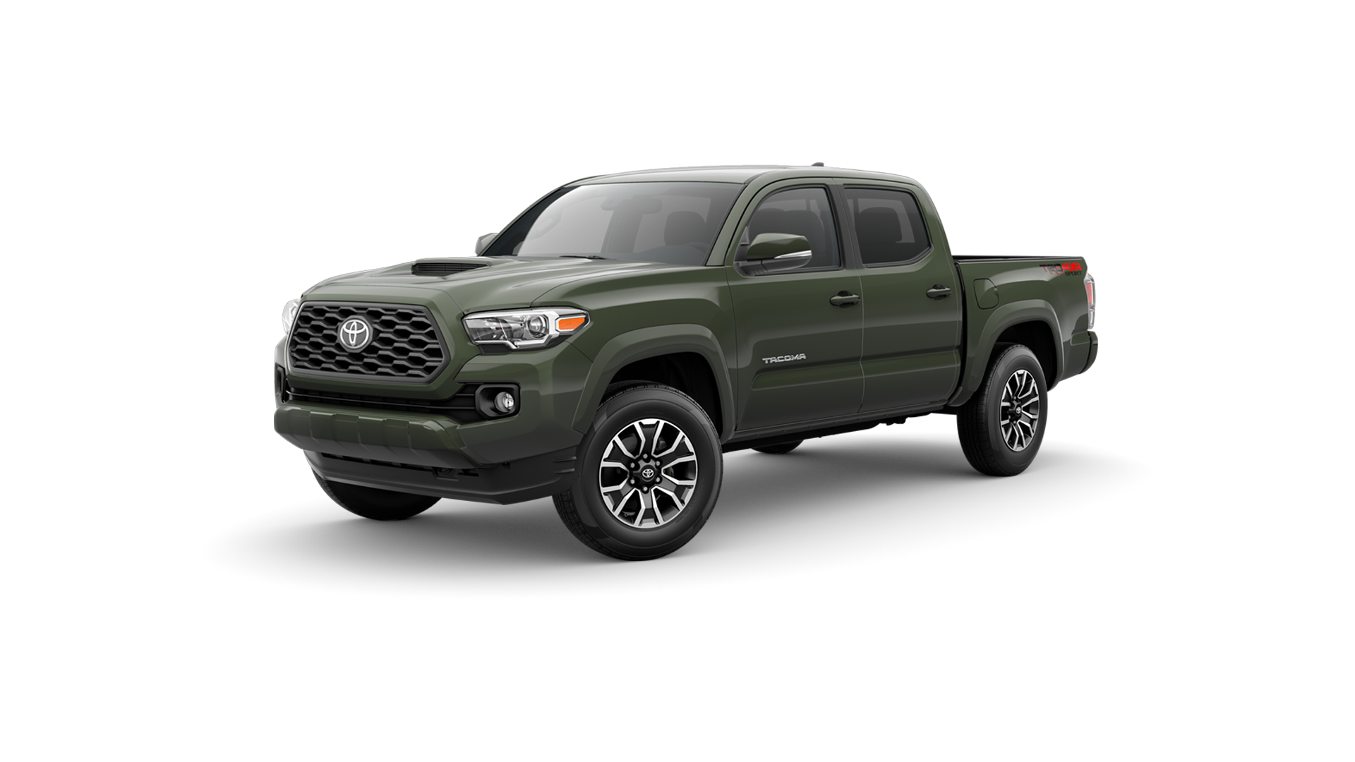 2021 Toyota Tacoma in Army Green.