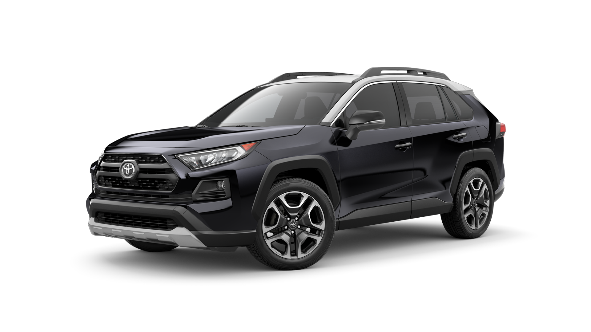 2021 Toyota RAV4 in Midnight Black Metallic/Ice Edge Roof.