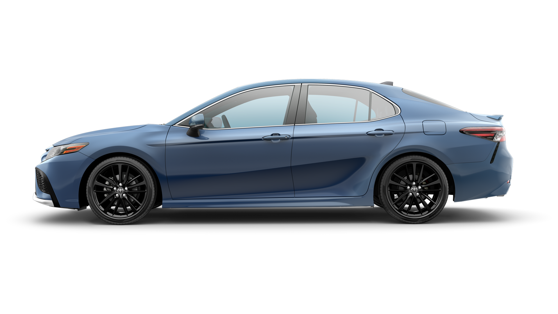 2023 Toyota Camry in Cavalry Blue.