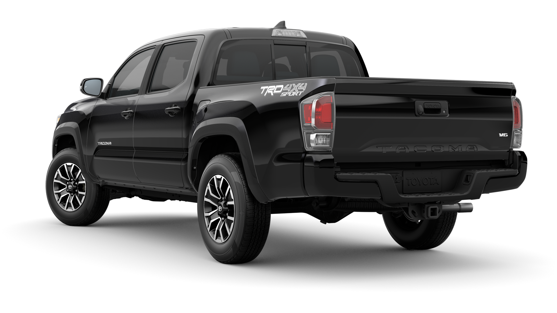2022 Toyota Tacoma in Midnight Black Metallic.