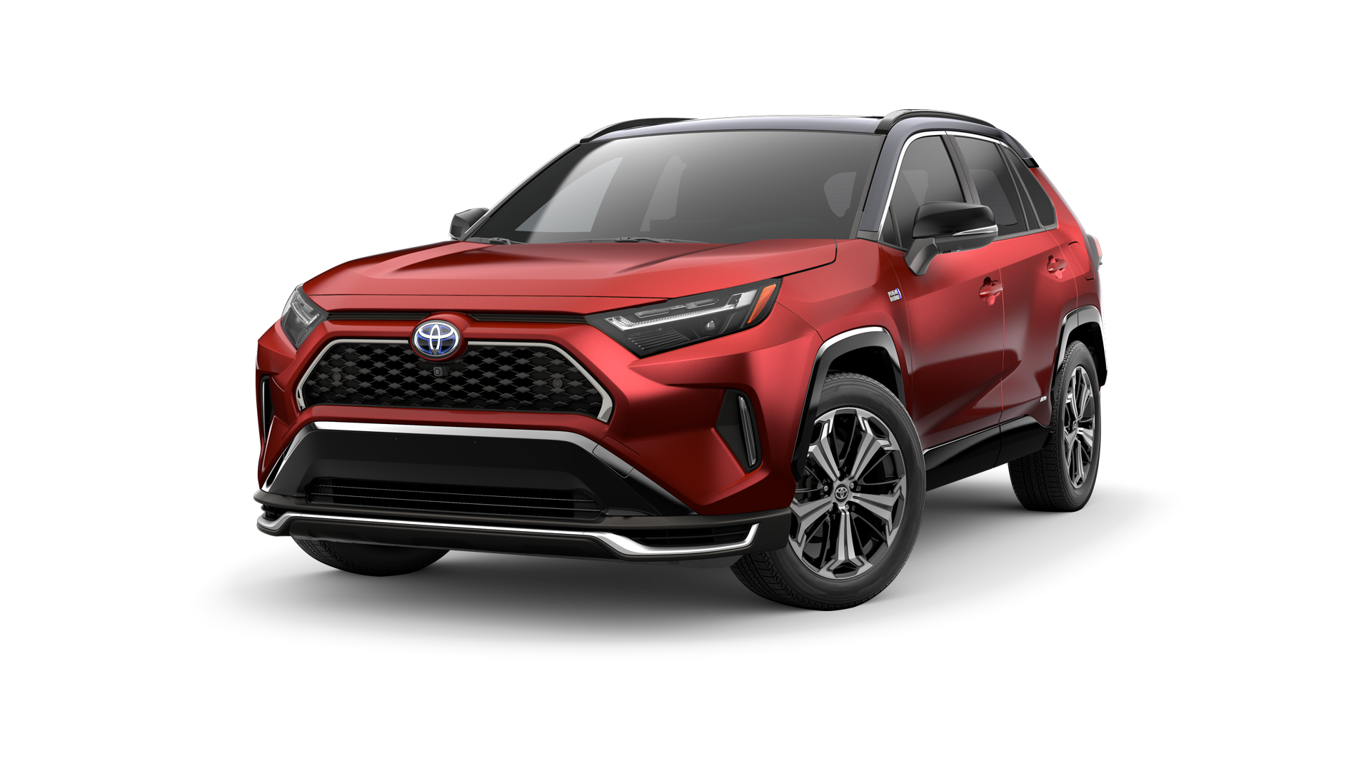 Three-sixty image of 2024 RAV4 Prime in Supersonic Red/Midnight Black Metallic Roof*