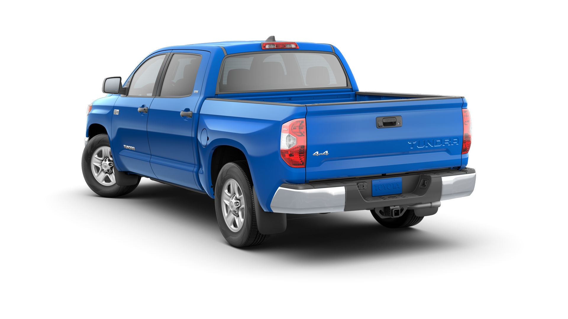 2021 Toyota Tundra in Voodoo Blue.