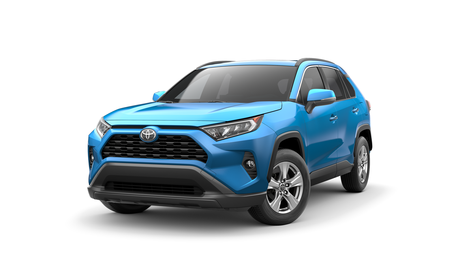 2021 Toyota RAV4 in Blue Flame.