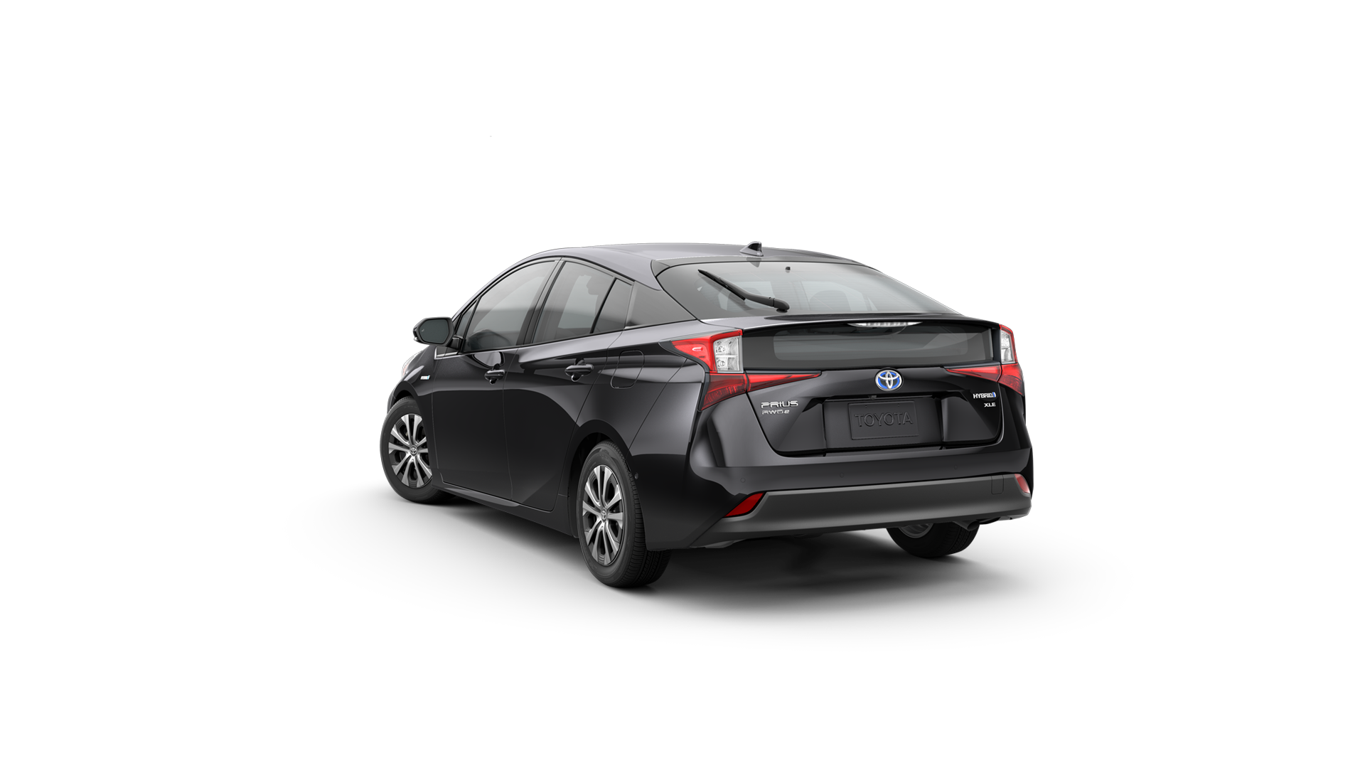 2021 Toyota Prius in Midnight Black Metallic.