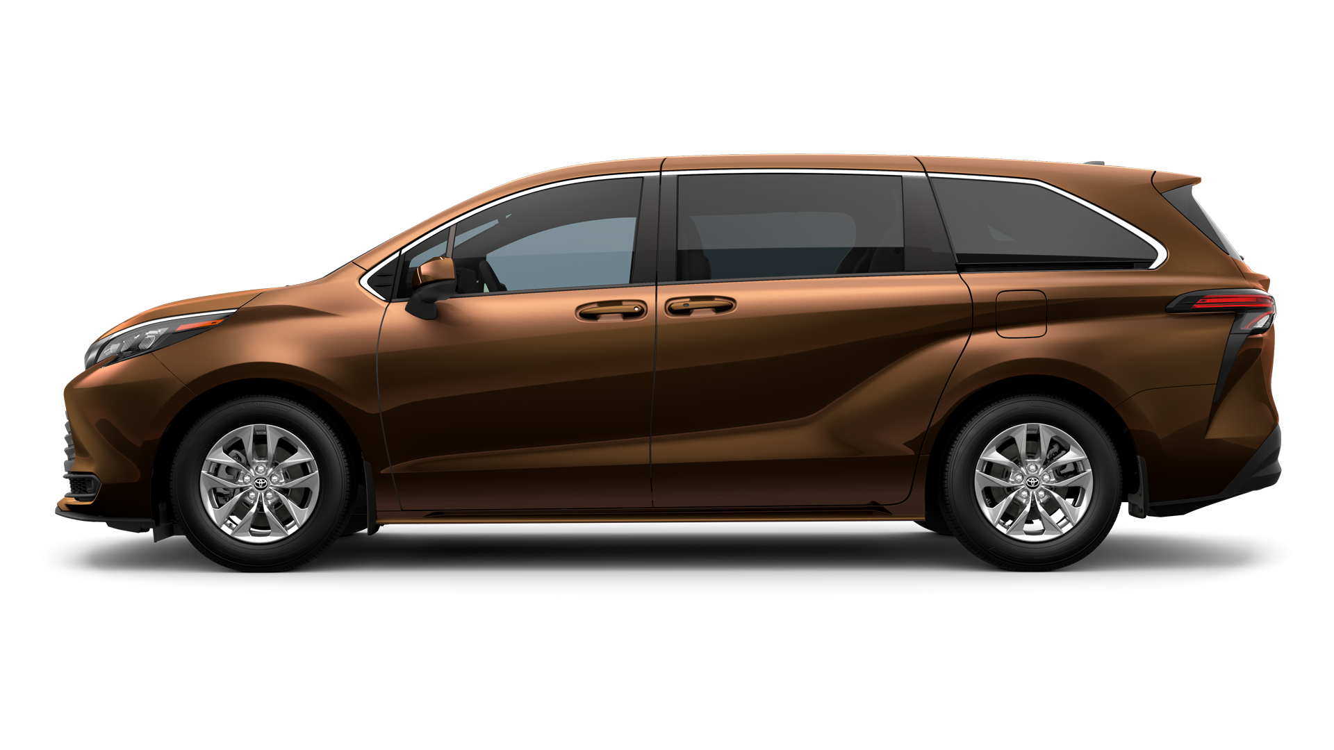 2024 Toyota Sienna in Sunset Bronze Mica.