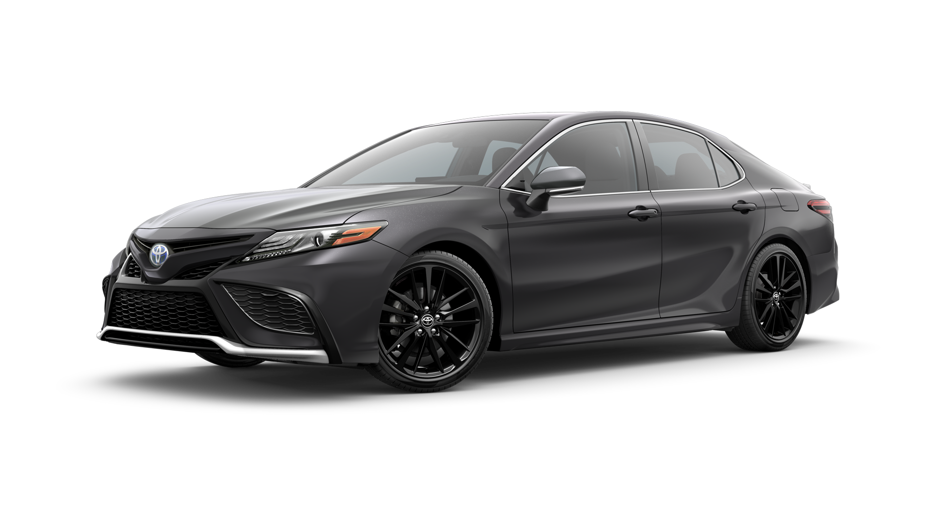 2024 Toyota Hybrid in Predawn Gray Mica.