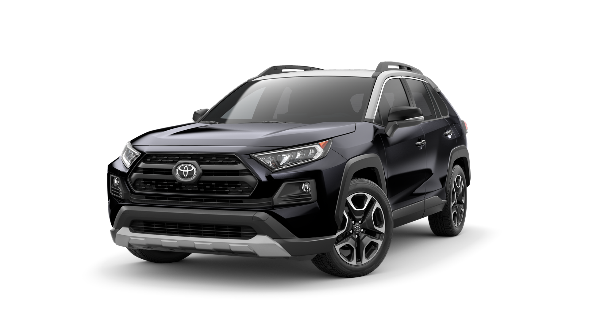 2021 Toyota RAV4 in Midnight Black Metallic/Ice Edge Roof.