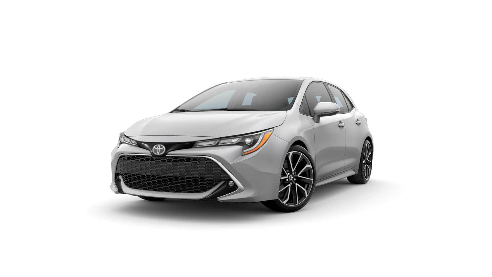 2021 Toyota Hatchback in Classic Silver Metallic.