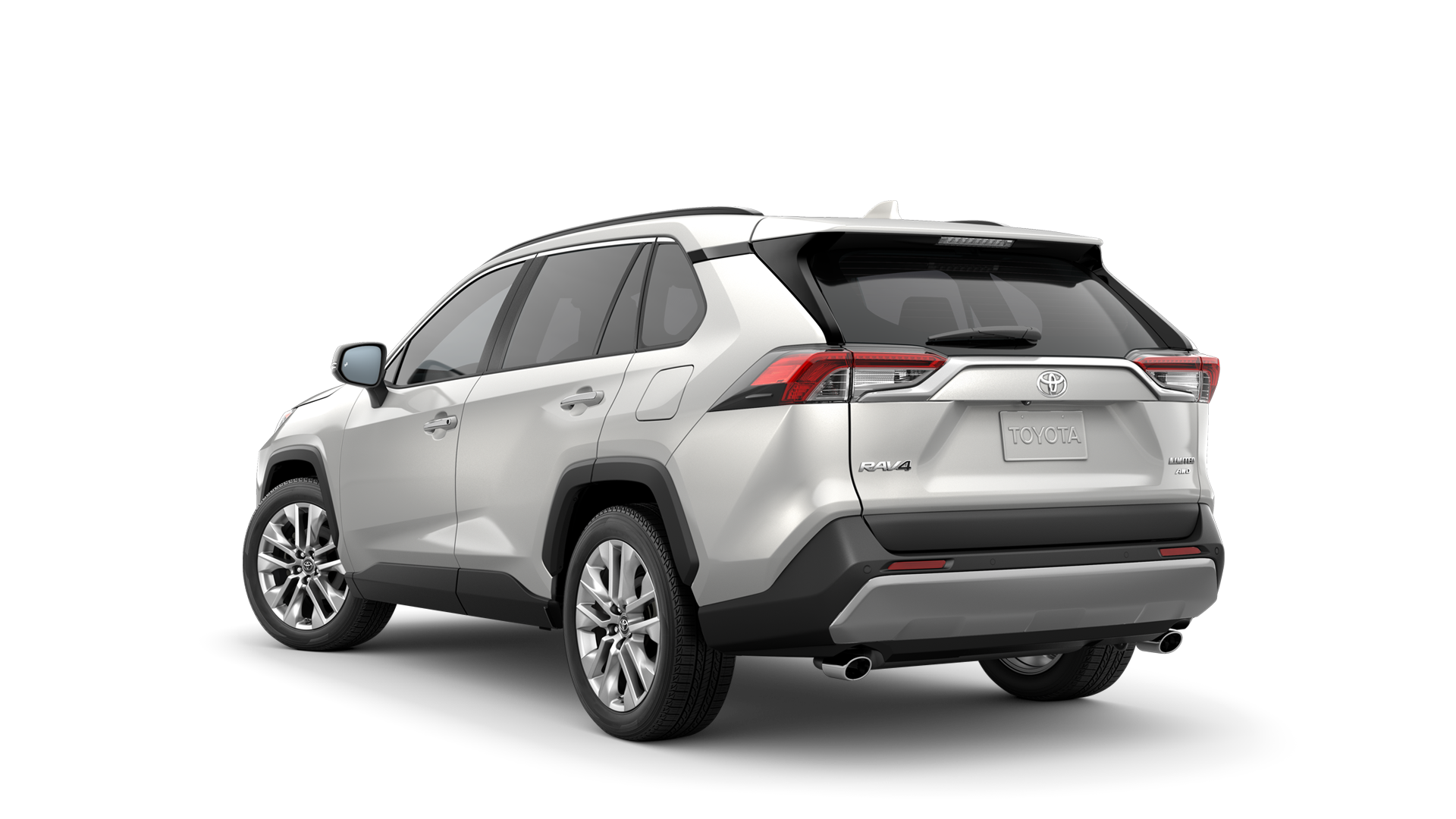 2021 Toyota RAV4 in Blizzard Pearl.