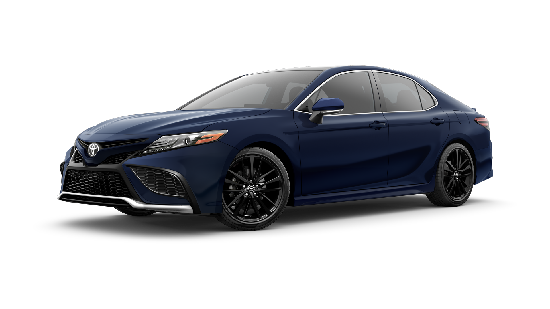 2023 Toyota Camry in Reservoir Blue.