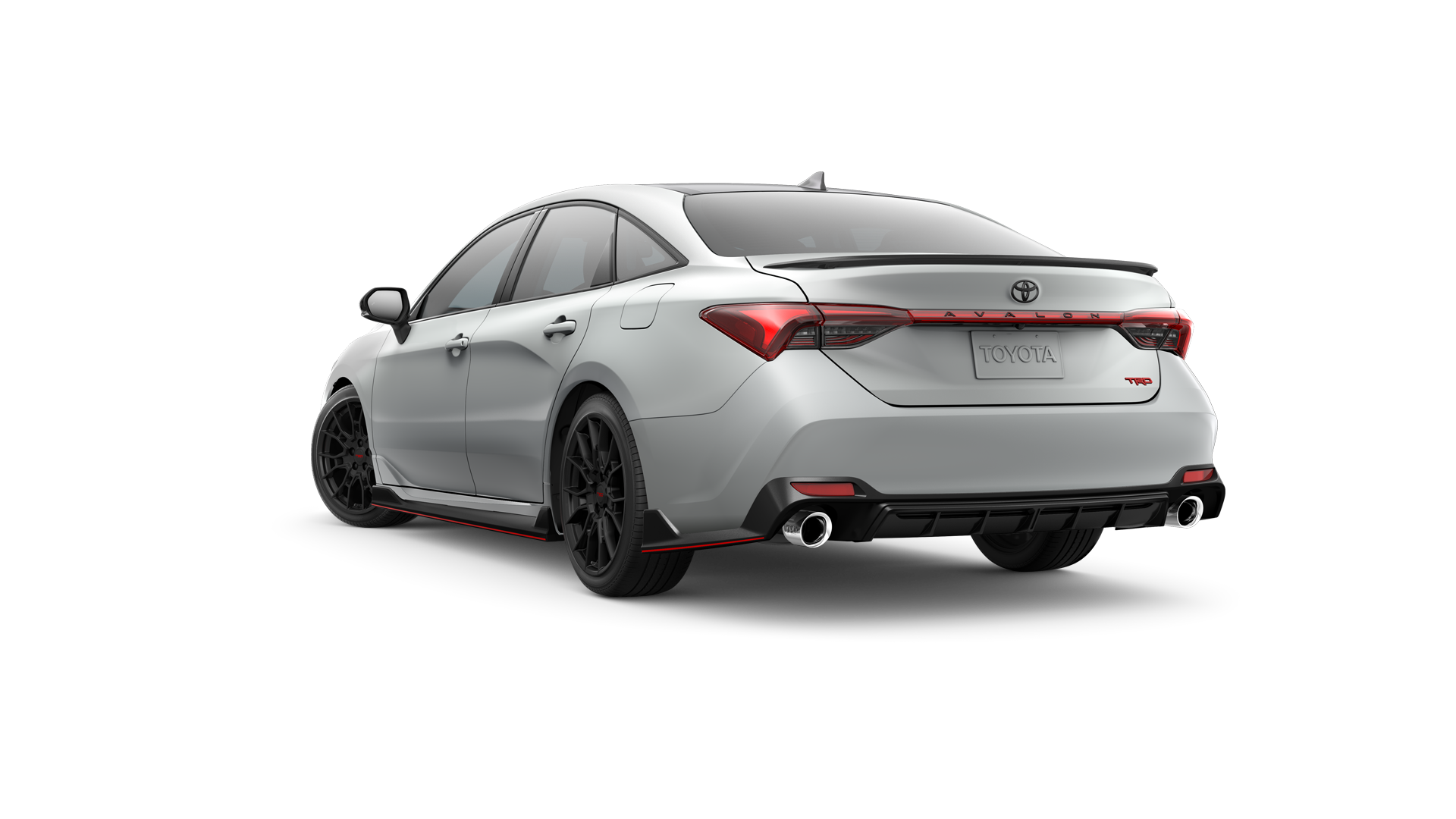 2021 Toyota Avalon in Ice Edge w/ Midnight Black Metallic Roof.