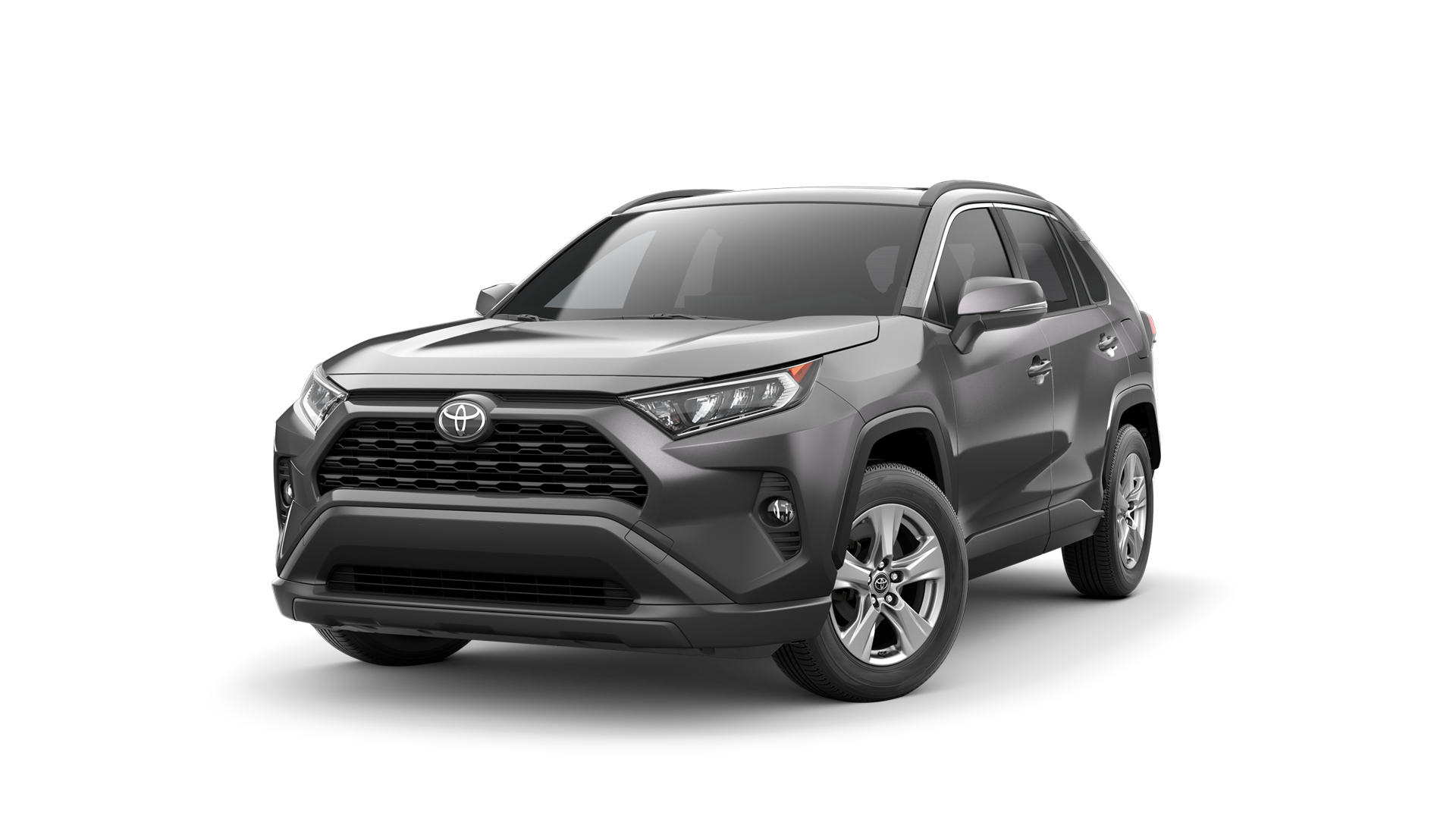 2021 Toyota RAV4 in Magnetic Gray Metallic.