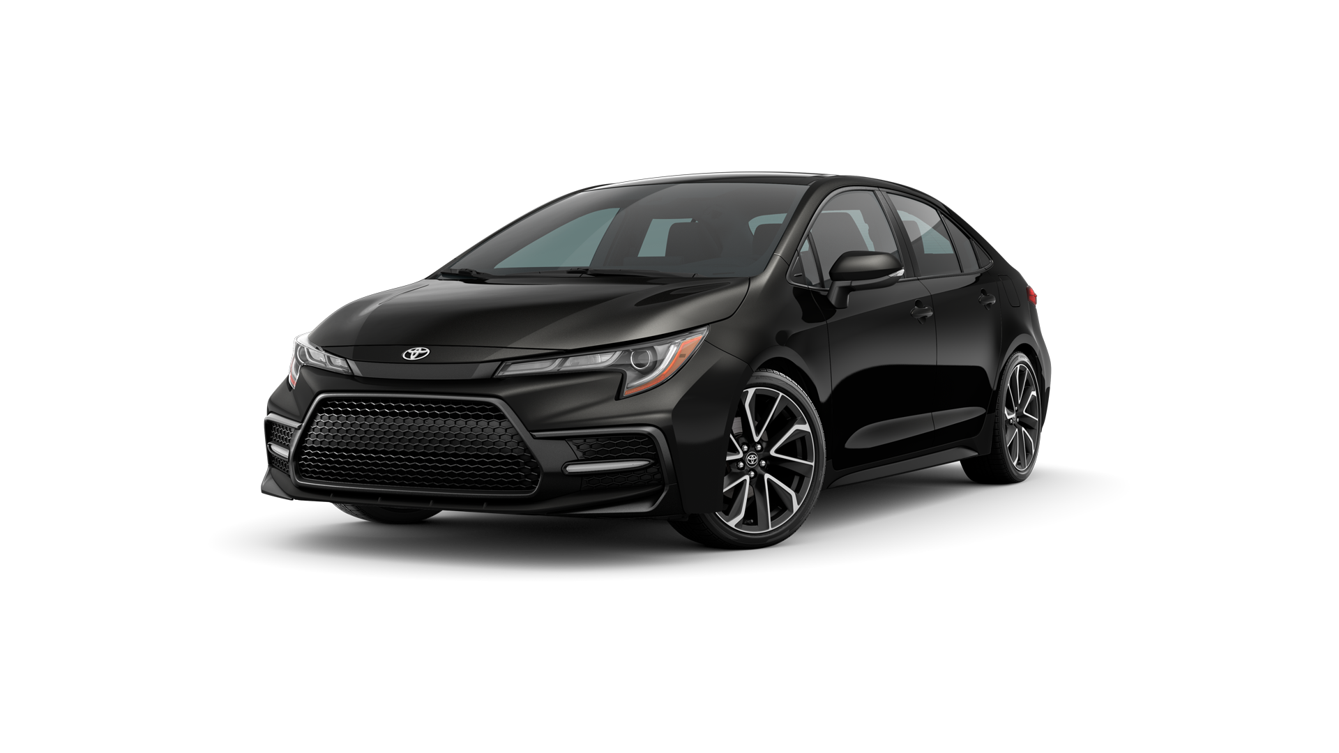 2022 Toyota Corolla in Black Sand Pearl.