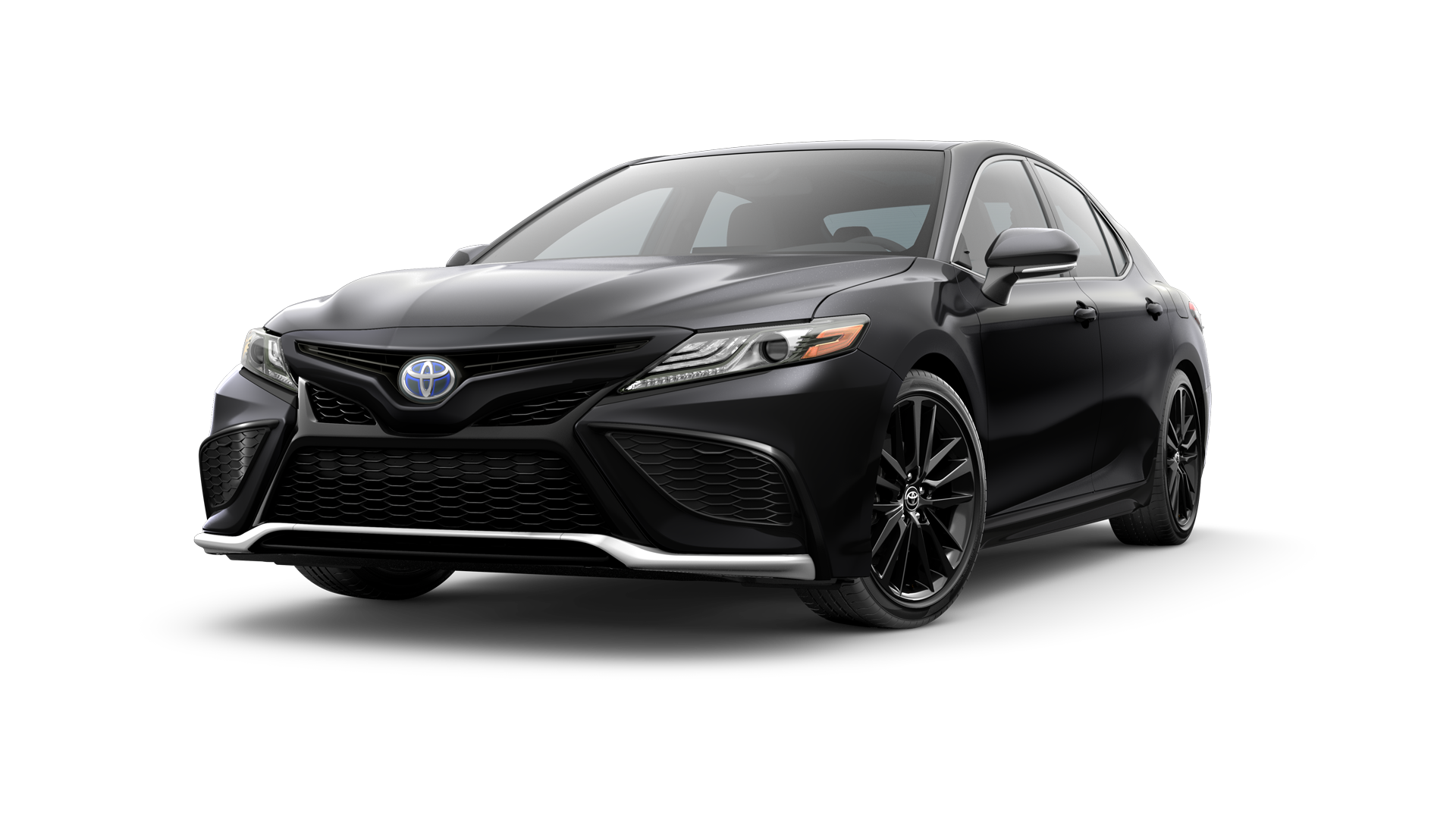 2024 Toyota Hybrid in Midnight Black Metallic.