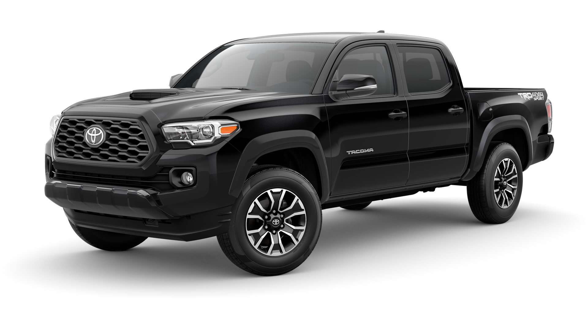 2022 Toyota Tacoma in Midnight Black Metallic.