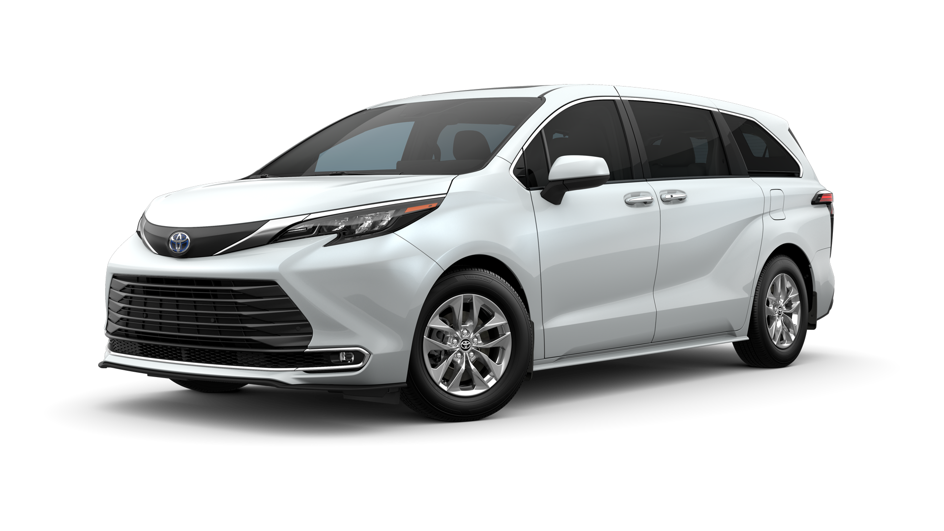 2024 Toyota Sienna in Windchill Pearl.