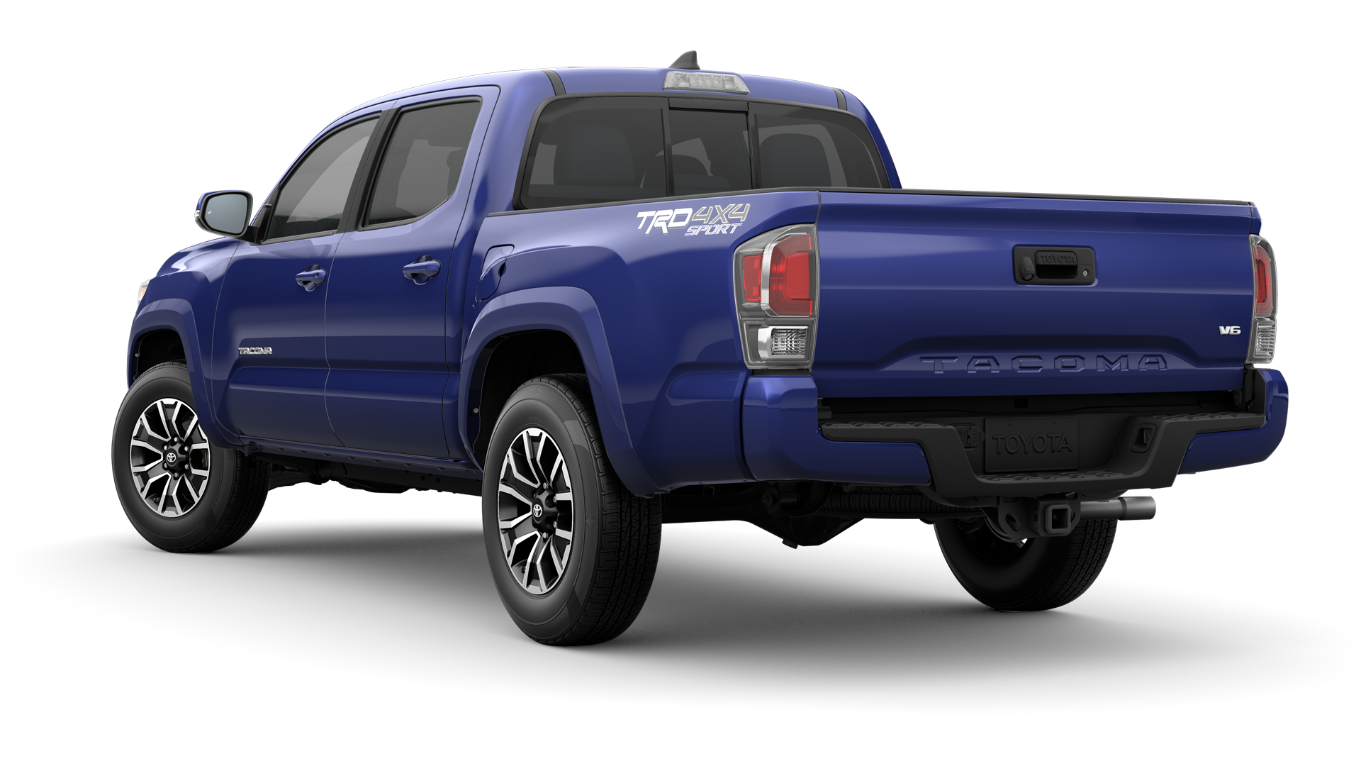 2022 Toyota Tacoma in Blue Crush Metallic.