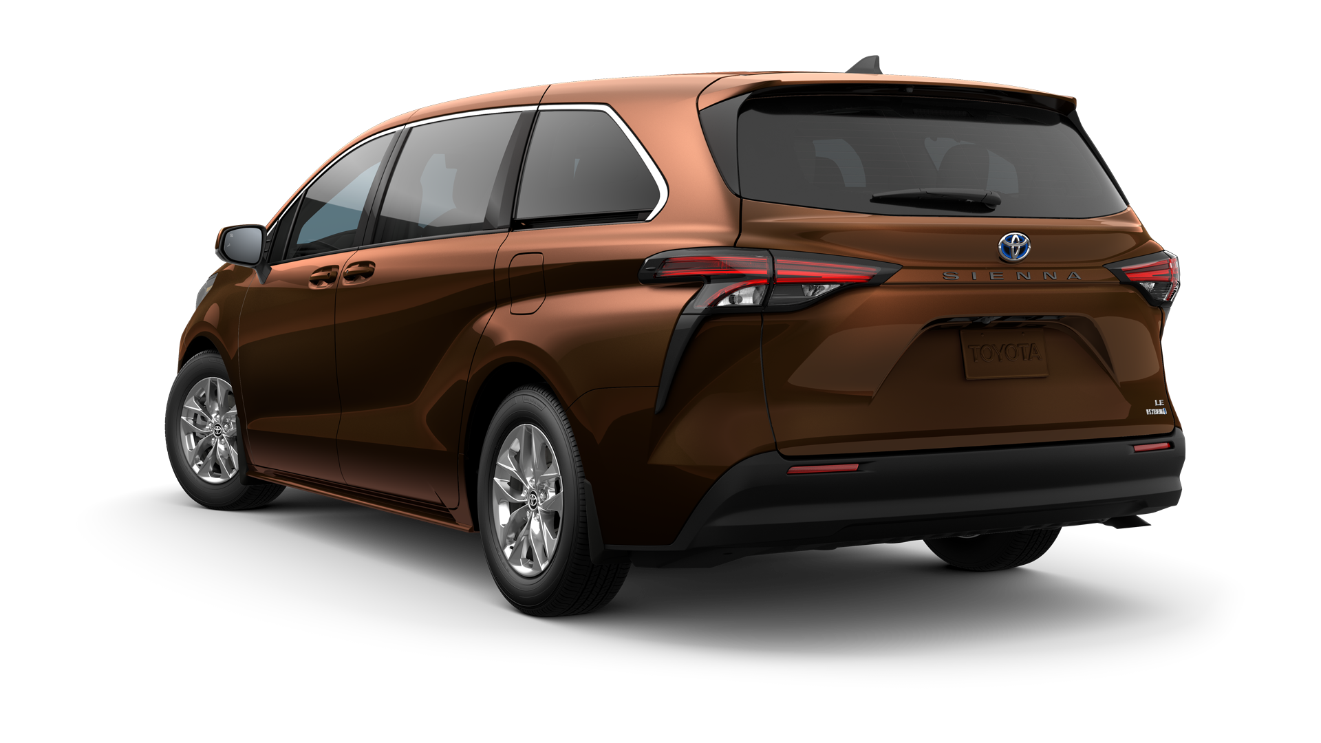 2024 Toyota Sienna in Sunset Bronze Mica.