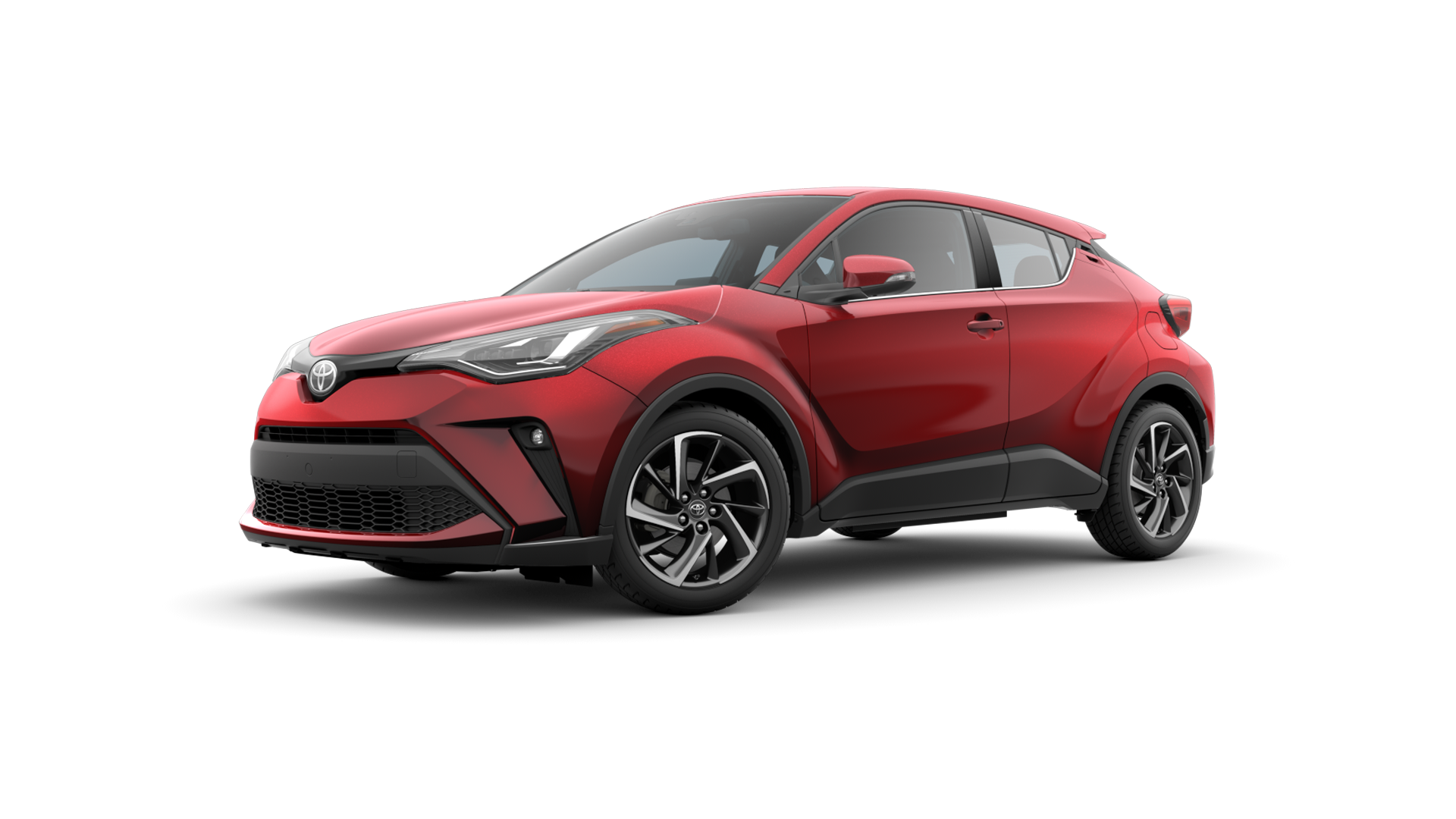 2022 Toyota C-HR in Supersonic Red.